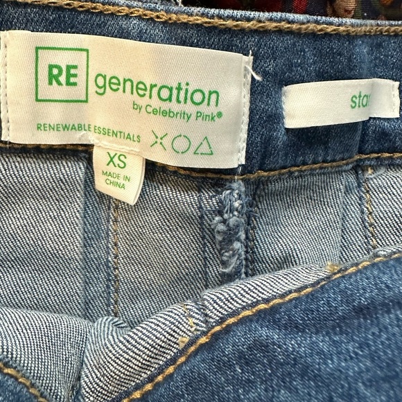 Regeneration NWT Star Skirt Denim Pleated XS - Picture 4 of 4